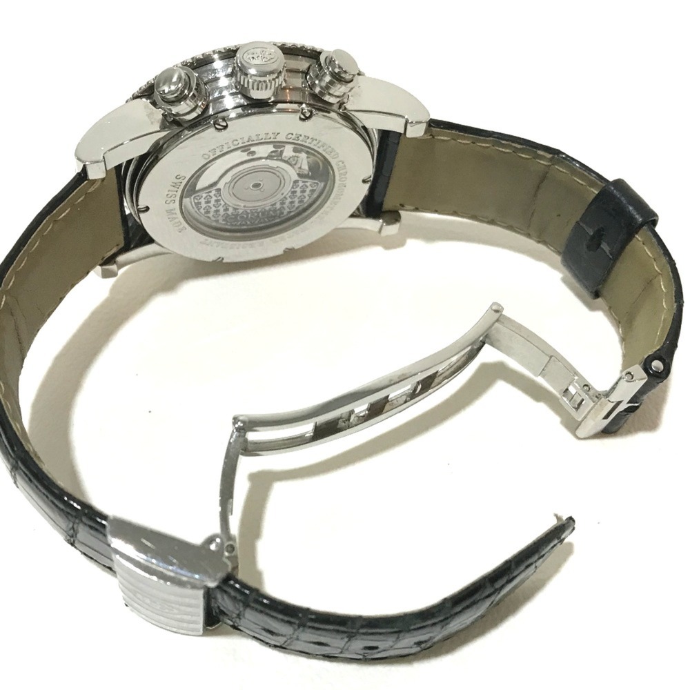 Corum 983.201.20 Back scale Automatic Wristwatch Silver Black belt - Picture 6 of 8